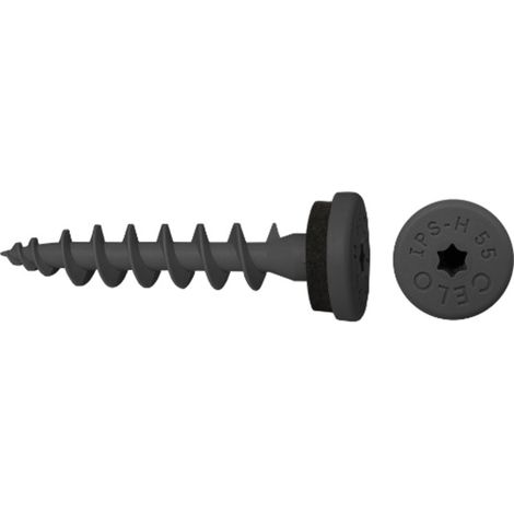 CELO Isolierplattenschraube IPS-H 55 Anthrazit 50 Stk (1/5)