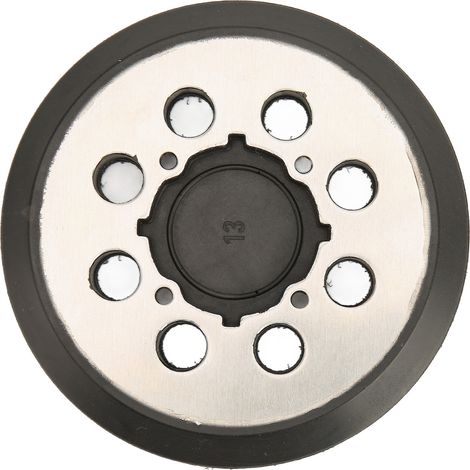 Patins de ponçage autoadhésifs 8 trous en caoutchouc à dissipation thermique optimale, plateau de polissage pour DWE6421 (1/5)