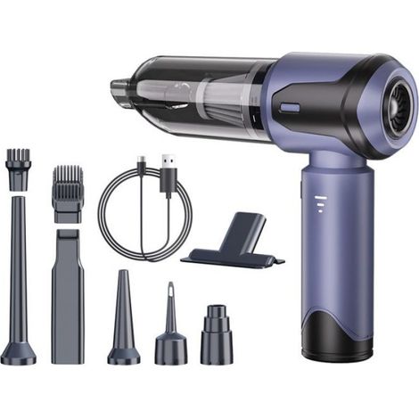 Aspirateur Sans Fil - 16000 Pa - Moteur Sans Balais - Pour Voiture - 0,4 L - 25 À 30 Min Autonomie (1/5)