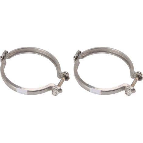 2 Pinces Collier V-Bande Échappement Turbine Turbo Alliage Métal, Bride Tuyau Turbochargeur Rechange (1/5)