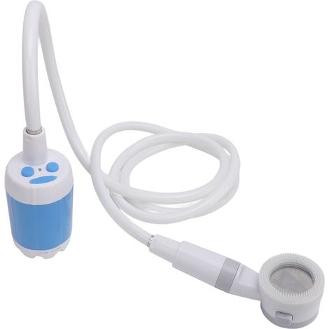 Douche portable pour le camping, batterie rechargeable 4000 mAh, pompe de douche électrique, douche de camping extérieure pour la randonnée et les voyages (1/5)