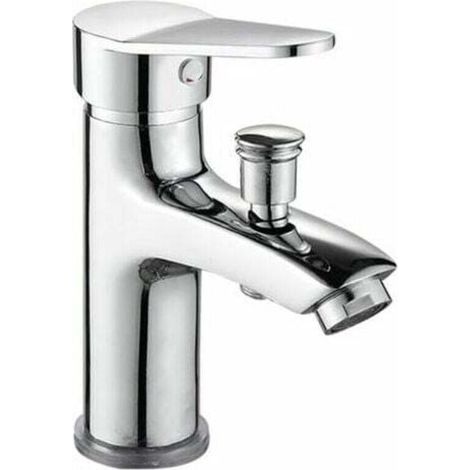 YMYNY Mitigeur Bains/Douche, Monotrou Chromé,Mitigeur monocommande Bain