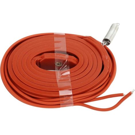 AC220V Câble Chauffant Flexible Autorégulant Ruban Chauffant Ceinture Chauffage par le Gel pour Climatisation Compresseur Tuyau D'eau 75W (1/5)