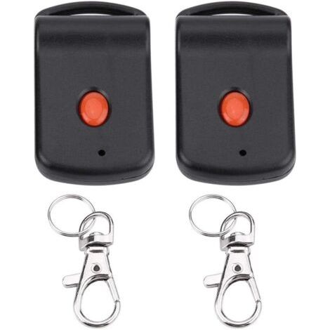 Autoschlüssel Garagentoröffner Fernbedienung Duplikator, Télécommande de porte de garage, 2 Stück Fernbedienung Schlüsselanhänger Mini Garagentor mit Distanzsender Garagenersatz für Doormate TRG306 Re (1/4)