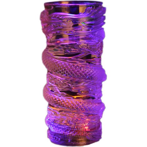 Gobelet Lumineux Transparent Capteur d'Eau 270ml PS Motif Pilier Dragon (1/4)