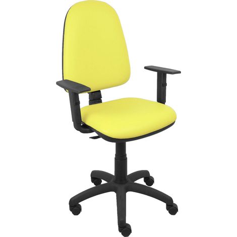 Piqueras y Crespo P100B10 Silla de oficina amarilla ergonómica