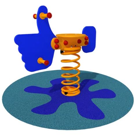 Gioco a molla Like 1082 Giochipark PEHD H56cm EN 1176 per bambini 2-8 anni