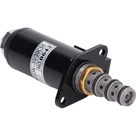 Électrovanne de pompe hydraulique pour excavatrice SK200-6E en acier inoxydable KDRDE5K31-30C50-107 YB35V00005F1 (1/5)