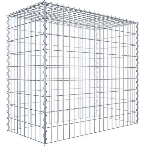 Gabiondeco - Gabion - Element de prolongation en hauteur 100 cm x 90 cm x 50 cm (L x H x P). maille 5 x 10 cm. Spirale. Attention : il manque une grille - Made in Ger... (1/5)