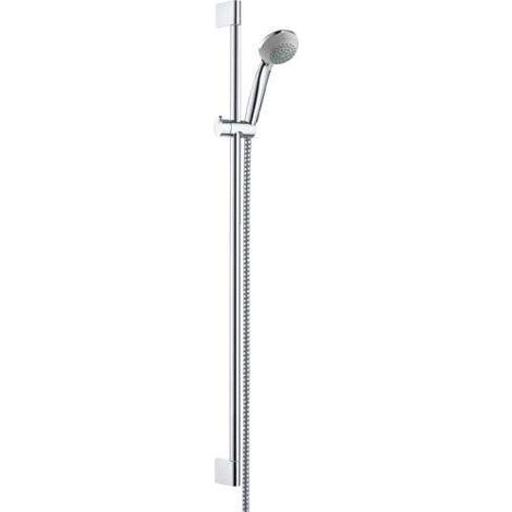hansgrohe Brause Set Crometta 85 Variojet 27762000 chrom, mit 90 cm Brausestange Unica Crometta (1/2)
