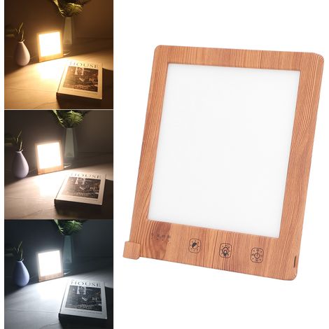 Lampe de luminothérapie LED 10000LX à spectre complet, réglable avec minuterie et contrôle tactile, lampe solaire pour luminothérapie.