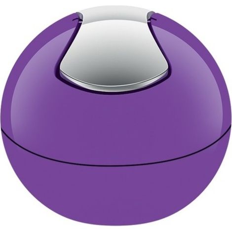 Poubelle à bascule PP BOWL 1L Violet Spirella