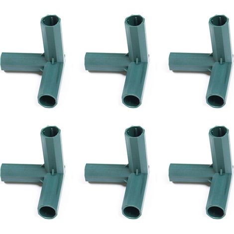 12 Gartenrahmen, 16 mm dick, für Gewächshäuser, Rankhilfen und Pflanzenstützen