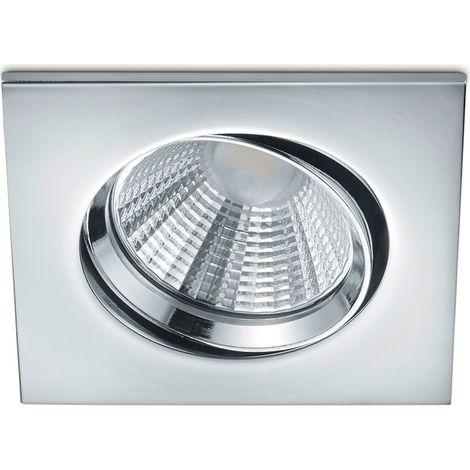 Spot LED encastrable en métal chromé avec LED 5,5 W (1/5)