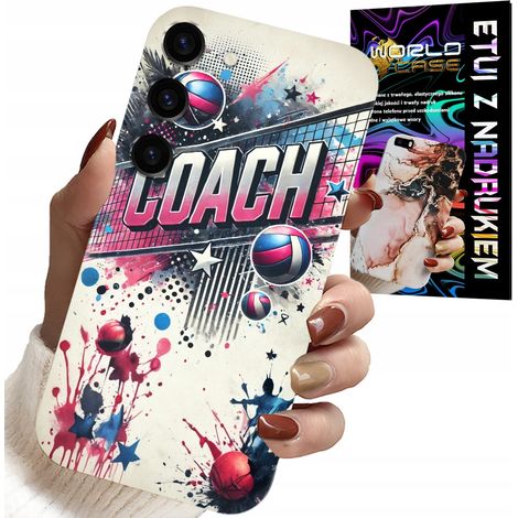 Custodia per Samsung Galaxy S23 - alloggiamento in rete Retina Coach, retro (1/5)