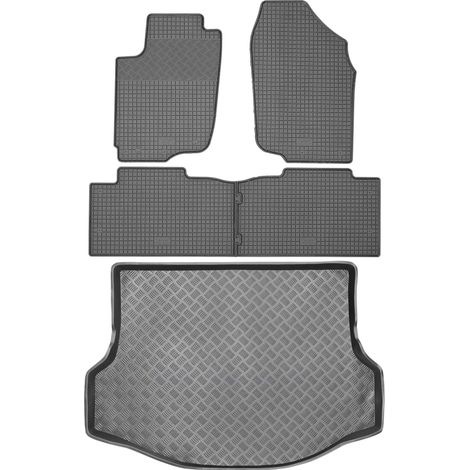 Ensemble de tapis de sol en caoutchouc pour Toyota RAV4 IV SUV (2013-2018) + tapis de coffre (1/5)