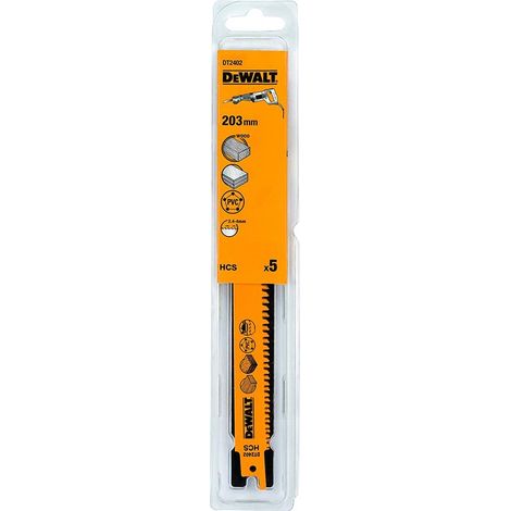 Hoja de Sierra Sable, HCS, Progressor, para madera, 150 mm DeWalt DT2402-QZ