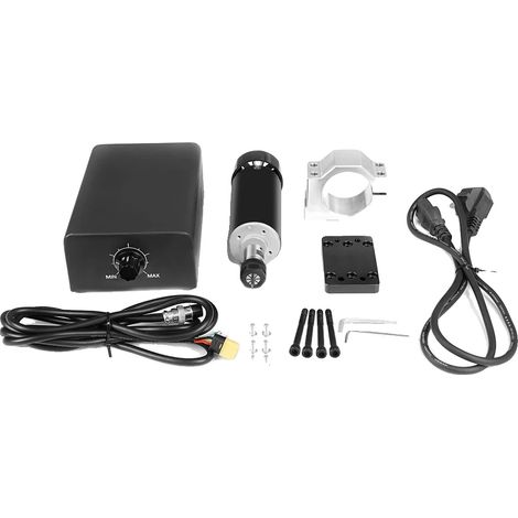Moteur à broche, refroidissement par air, vitesse de 12000 tr/min, Costume 500W, Prise EU (1/2)