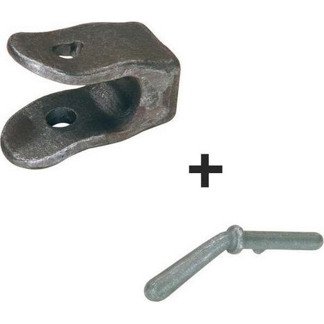 Attelage pour benne basculante avec axe (1/3)