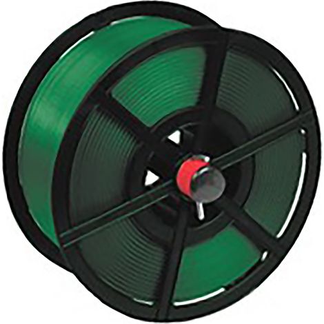 Feuillard pour cerclage, Vert, largeur 12.8mm, longueur 1600m ( Prix pour 1 )