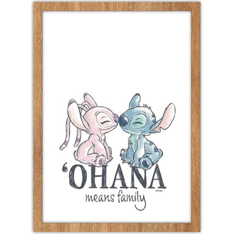 Cadre lumineux LED Lilo & Stitch