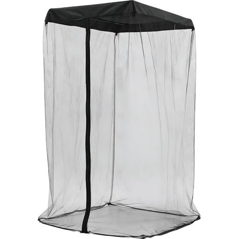 Funda para columpio de exterior, toldo protector plegable, red grande con tejido resistente al agua, funda portátil para columpio (1/5)