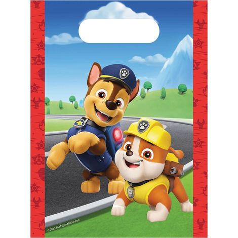 Sacchetti regalo di carta PAW PATROL, 4 pezzi. (1/3)