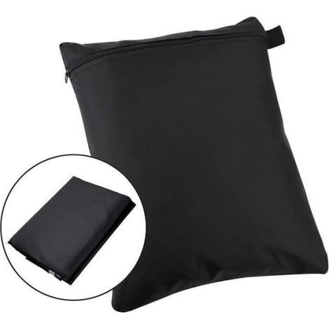 Housse de Jardin - 180x120x74cm - Imperméable - Résistante aux intempéries - Noir (1/4)