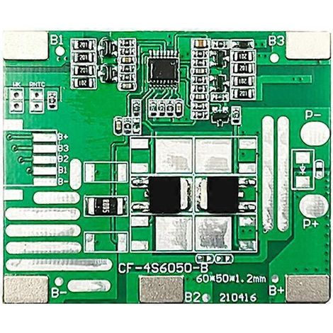 Packung mit 4 BMS-Schutzplatinen, 14,6 V 6 A, für Lithium-Eisenphosphat-Akkus (LiFePO4), wiederaufladbares Sicherheitsmodul (1/5)