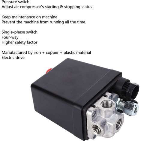 Régulateur de gaz vertical monophasé à quatre voies 220 V 8 kg, outil mécanique pneumatique FB-30 (1/4)