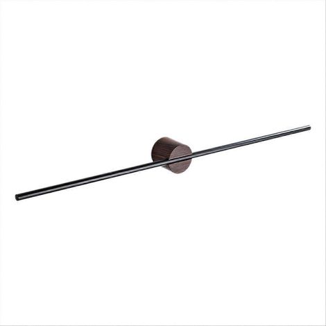Porte-serviettes minimaliste en noyer, 60 cm (1/5)