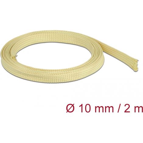 Delock Funda trenzada de fibras de aramida de 2 m x 10 mm