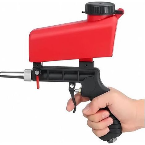 ALOVEZ – Sableuse pneumatique portable – Débit réglable – Buse en acier inoxydable – Pour sablage peinture et rouille (1/5)