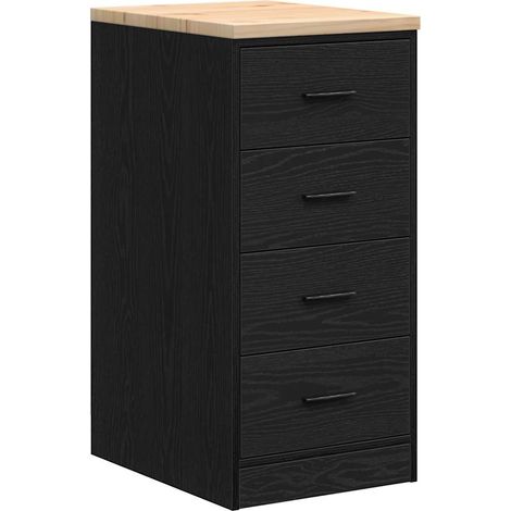 Maison Exclusive - Armario de almacenamiento para garaje negro 40