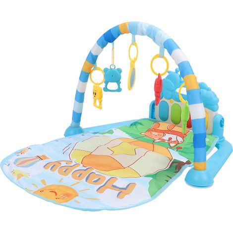 Tapis d'éveil musical avec piano intégré, jouet d'éveil pour bébé, idéal pour les moments passés sur le ventre chez les nouveau-nés de 0 à 36 mois. (1/5)