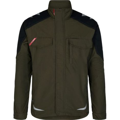Galaxy Arbeitsjacke Waldgrün-Schwarz (1/2)