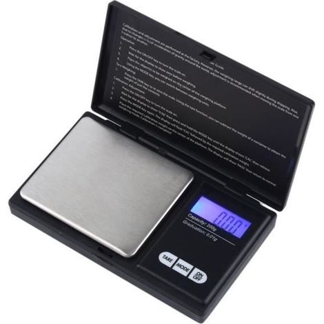 Q117221 Pocket Scale 200g x 0.01g Pocket Digital Scale, Portable Gram, Jewelry, Gold, Silver, Coin, Herb (1/4)