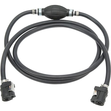Tuyau de gaz noir résistant au vieillissement, conduite de carburant à haut débit de carburant, anti-fuite, pour moteur hors-bord marin de camping-car, 8mm (1/5)