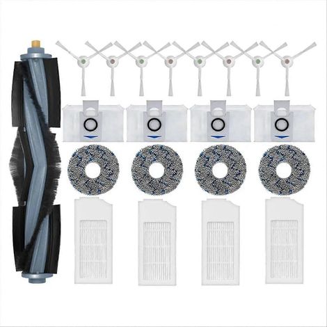 Ersatzset für Debot X1 OMNI und T10 OMNI: Staubbeutel, Seitenbürsten und Wischmopp, kompatibles Wartungszubehör, komplettes Set für Saugroboter. (1/5)