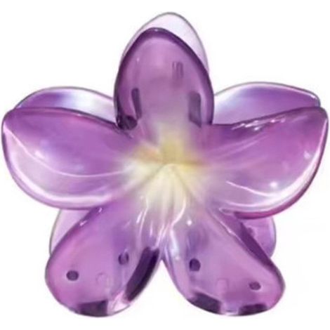 Ecarla Haarspange Blume, transparent lila SP397F (1/2)
