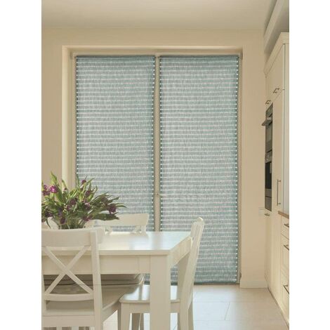 HOME COLLECTIONS - COPPIA TENDINE STRIPES 70X240 CM PETROLIO IN POLIESTERE