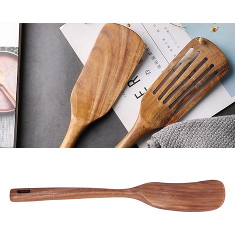 Pelle en Bois pour Cuisine - Manche Long, Sans Odeur et Sécuritaire pour la Cuisson (1/5)