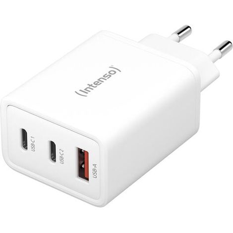 Intenso  Cargador pared GaN W65ACC1xUSB-A2xUSB-C (1/4)