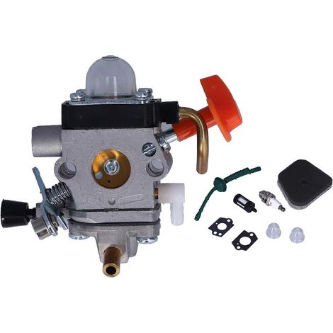 Kit carburateur complet pour débroussailleuse Stihl FS100, FS100R, FS100RX, FS110, FS110R, FS110X, FS110RX - Jeu de gicleurs et membranes, remplacement adaptable, haute performance (1/5)
