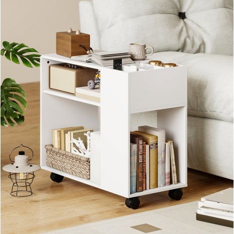 Mobile stampante con ripiani 70x34x60 cm OKMYHOME (1/5)