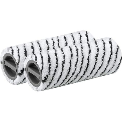 Kärcher Steinwalzen-Set für alle Kärcher FC und EWM 2 (waschbar, fusselfrei, maschinenwaschbar bei 60°C, für widerstandsfähige Hartböden, Stein, Keramik)