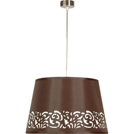 Candellux Kaszmir lampada a sospensione marrone E27 Ø35 (1/3)