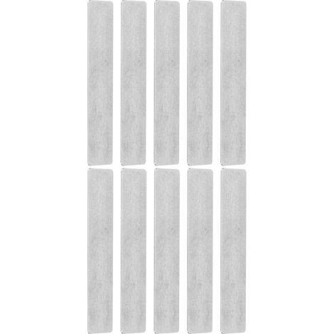 Clapet Compresseur Air Plaque de Soupape Rectangulaire 10 PièCes, Plaque de Soupape en Fonte Taille Standard pour Compresseur D'Air, Valves de Remplacement pour Cylindre de 51 mm pour 0,75-1,5KW