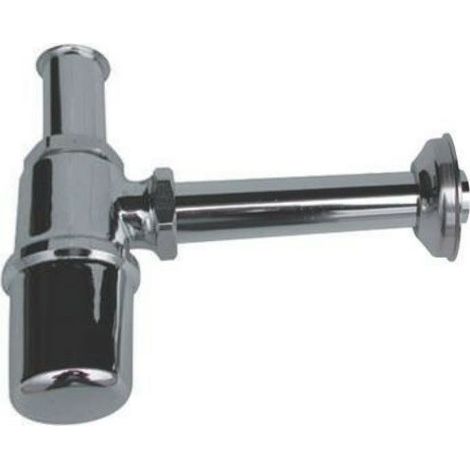 SIFONE A BOTTIGLIA PER LAVABO 1'1/4 X 32MM METALLO CROMATO (1/4)