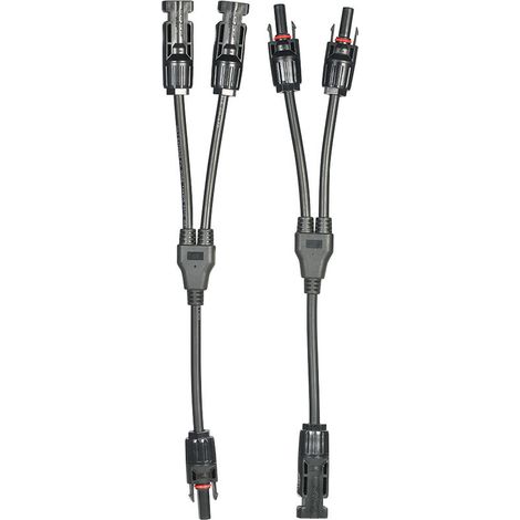Adaptateur De Connecteur De Cable De Panneau Solaire Mc4 Branche Y, 1 Paire M/FF Et F/MM - 1 Paire M/FF Et F/MM (1/5)